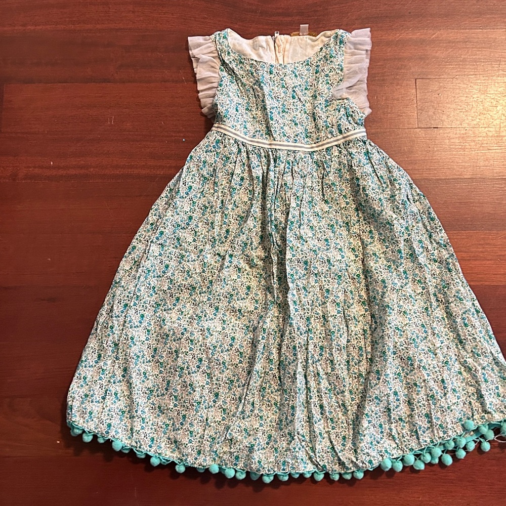 I Love Gorgeous Blue and White Floral Dress
